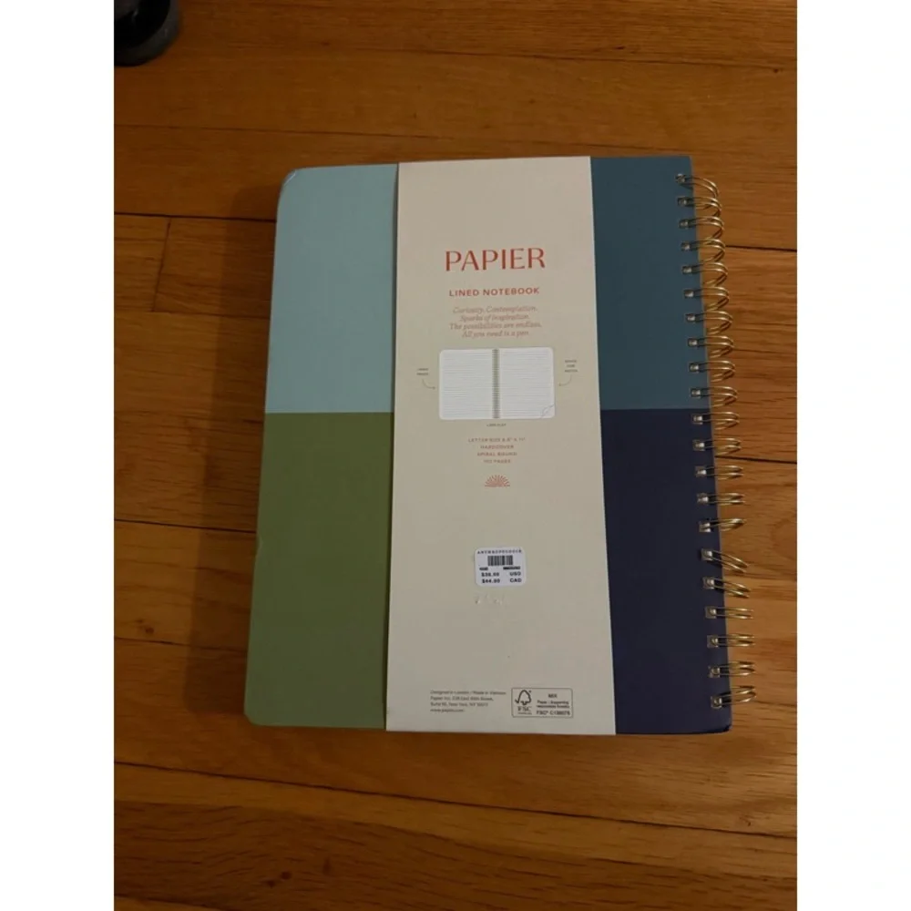 Papier x Anthropologie Iconic Spiral Journal